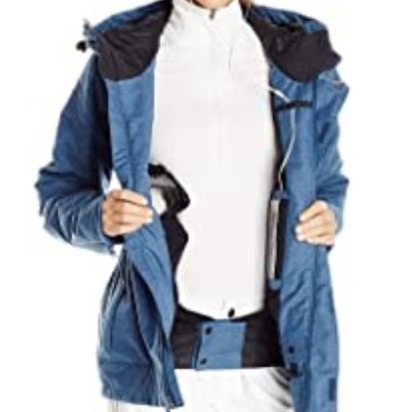 Oakley Women's Showcase BZI Jacket In Blue Shade - Picture 5 of 13